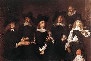 HALS, Frans Regents of the Old Men's Almshouse oil